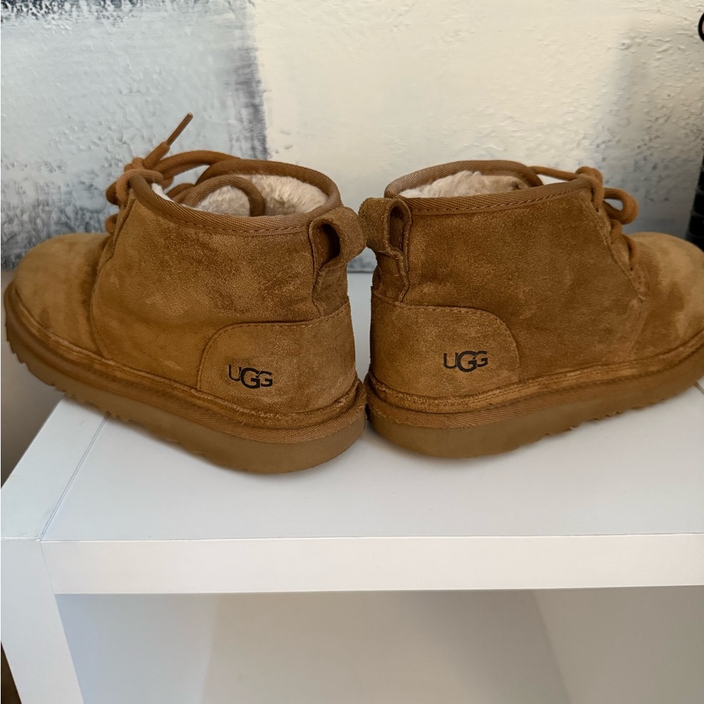 UGG Neumel Chestnut Suede Shearling Boot Size 6 Women’s - Picture 5 of 8